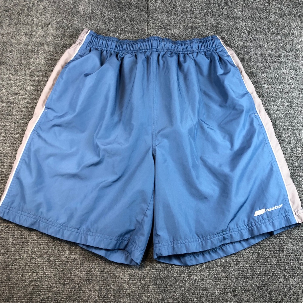 Reebok Mens XL Blue Running Shorts Activewear‎ Athletic Gym Workout